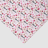 Mariée & Marié Papier de soie pour mariage (Détail)