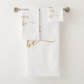 Mariée or rose floral eucalyptus enterrement de vi (En situation)