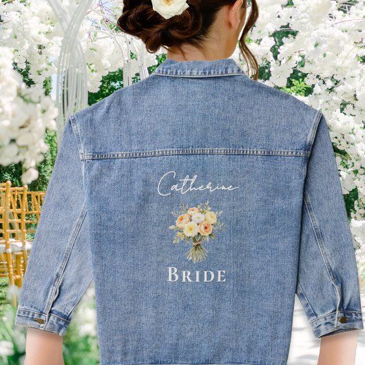 Mariée Personnalisée Fleurs Rustiques de Mariage