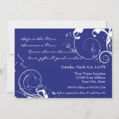 Mariée Silhouette Mariage robe Voile Invitation nu (Dos)