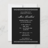 Mariée squelette (fête de mariage) - Invitation (Dos)