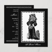 Mariée squelette (fête de mariage) - Invitation (Devant / Derrière)