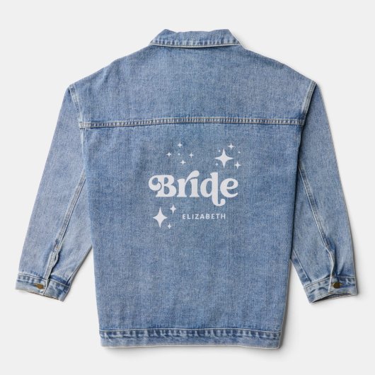 Mariée tendance rétro avec étoiles Boho (Verso)