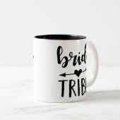 Mariée Tribe Bachelorette Café Mug (Devant droit)