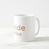 Mariée Tribe - Elégante Conception de Mug Mariage (Devant droit)