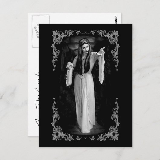 Mariée Vampire - Carte postale n° 2 (Devant / Derrière)