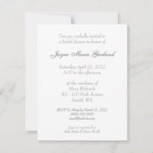 Mariées - Invitation (Personnaliser) (Dos)