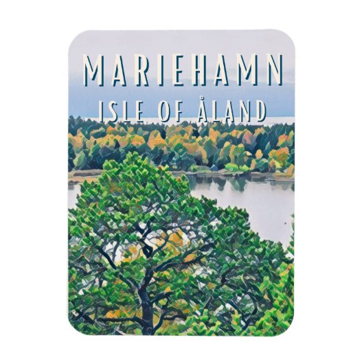Mariehamn, de stad van Åland Magneet (Verticaal)