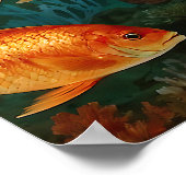 "Marielle" V2 - Mooie Dansende Zeemeermin Poster (Hoek)