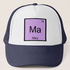 Marien Naam Chemie Element Periodiek Systeem Trucker Pet