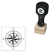 Marien onderzoekskompas 	rubberstempel (Gestempeld)