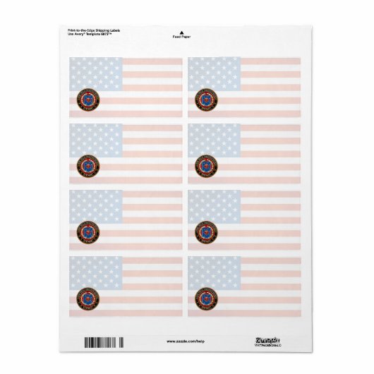 Marien speciaal operationeel programma (MSOR) [3D] Etiket (Full Sheet)