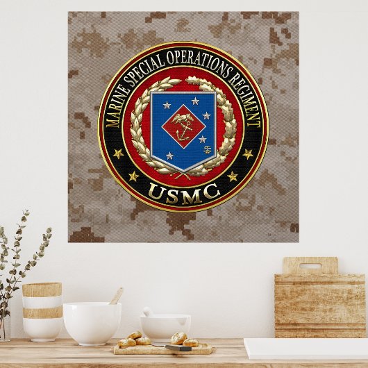 Marien speciaal operationeel programma (MSOR) [3D] Poster (Keuken)