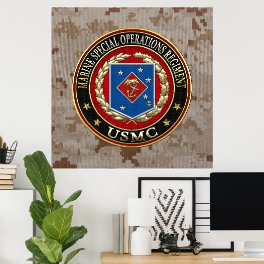 Marien speciaal operationeel programma (MSOR) [3D] Poster (Thuiskantoor)