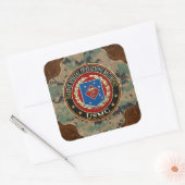 Marien speciaal operationeel programma (MSOR) [3D] Vierkante Sticker (Envelop)
