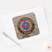 Marien speciaal operationeel programma (MSOR) [3D] Vierkante Sticker (Envelop)