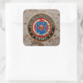 Marien speciaal operationeel programma (MSOR) [3D] Vierkante Sticker (Tas)