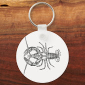 Mariene/Amerikaanse Lobster Sleutelhanger (Voorkant)