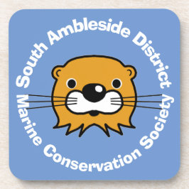 Mariene bescherming met Otter Head. Bier Onderzetter