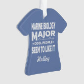 Mariene Biologie College Majoor Entle Mensen Ornament (voorkant)