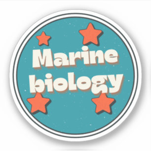 Mariene Biologie Sticker