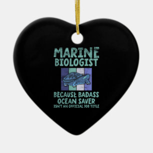 Mariene bioloog Mariene Biologie Keramisch Ornament