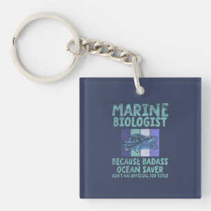 Mariene bioloog Mariene Biologie Sleutelhanger