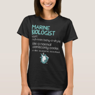 Mariene bioloog Shark Science Ocean Zee Animal T-shirt