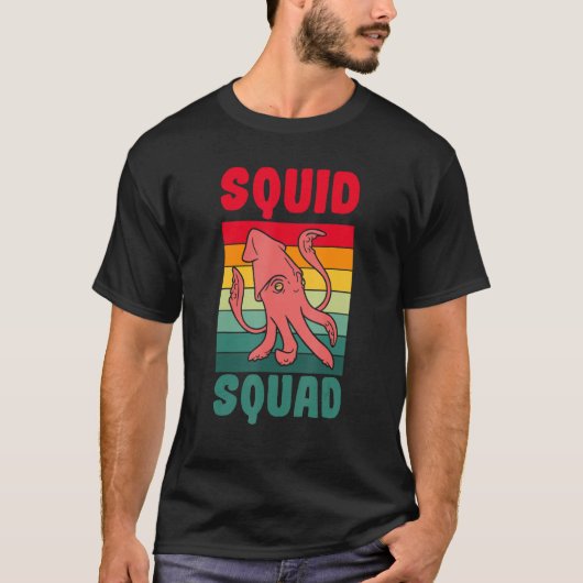Mariene bioloog  SQUID SQUAD Ocean Biology T-shirt (Voorkant)