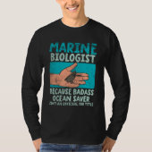 Mariene bioloog t-shirt (Voorkant)