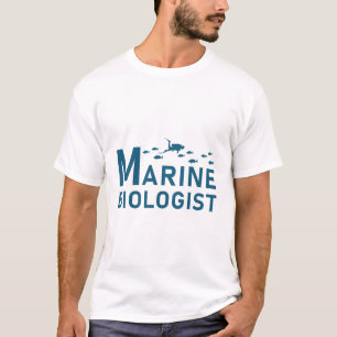 Mariene Bioloog Voor Mannen Vrouwen Mariene Biolog T-shirt