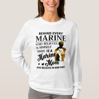 Mariene die zichzelf gelooft is een marinemoeder t-shirt
