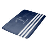 Mariene en Witte Stripe Beach House | Seapaard Badmat (Gekanteld)