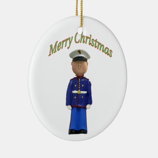 Mariene kerstversiering keramisch ornament (Rechts)