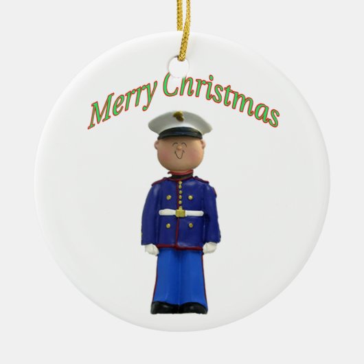 Mariene kerstversiering keramisch ornament (Voorkant)