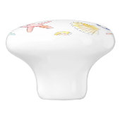 Mariene Leven en Anchors Keramische Knop (Zijkant)