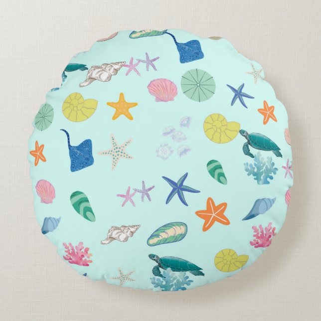 mariene magie rond kussen (Voorkant)