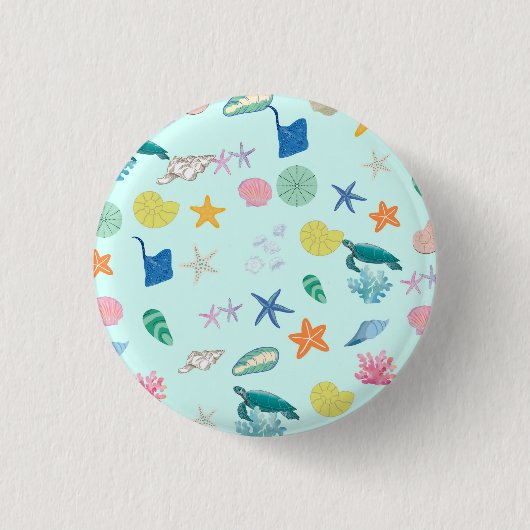 mariene magie ronde button 3,2 cm (Voorkant)