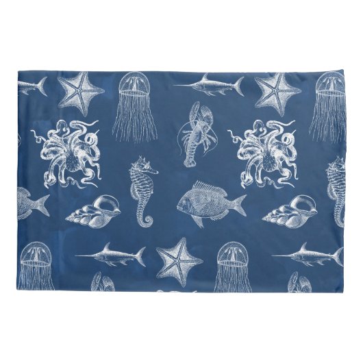 Mariene Waterverf Mariene Dieren Kussensloop (Achterkant-Links)