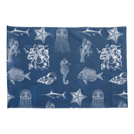 Mariene Waterverf Mariene Dieren Kussensloop (Achterkant-Rechts)