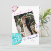 Mariés à croquer Faire-part de mariage 2-Photos (Debout devant)