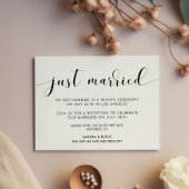 Mariés élégants faire-part noir et blanc