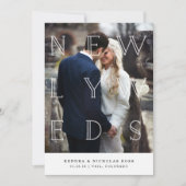 Mariés en blanc | FAIRE-PART MARIAGE (Devant)