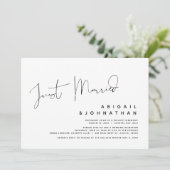 Mariés, Faire-Part de Mariage en Elopement (Debout devant)