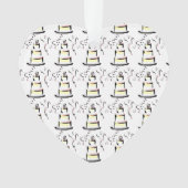 Mariés Figurine de gâteau de mariage (devant)