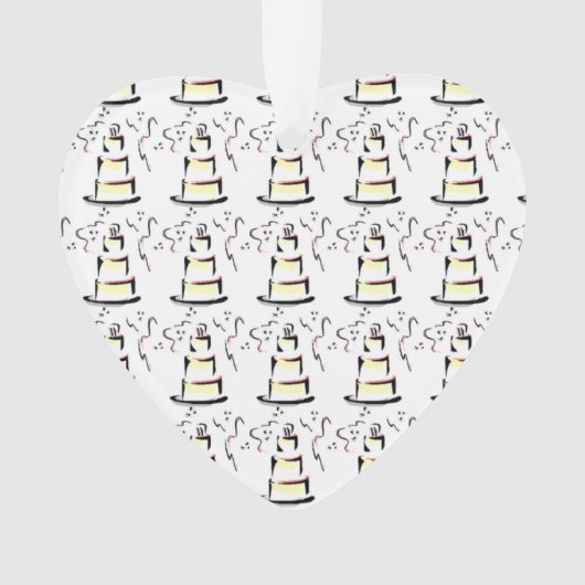 Mariés Figurine de gâteau de mariage (devant)