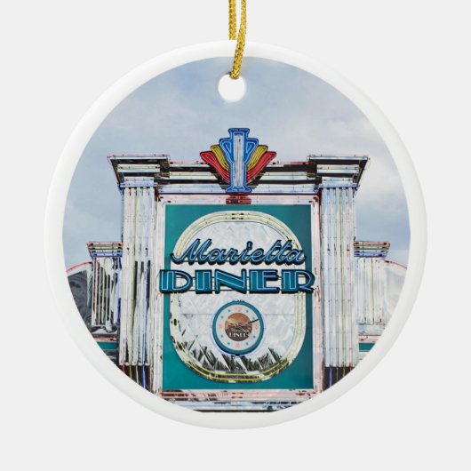 Marietta Diner, Marietta, Marietta Georgia, Keramisch Ornament (Voorkant)
