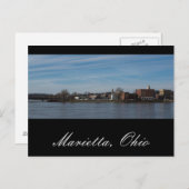Marietta Ohio Briefkaart (Voorkant / Achterkant)
