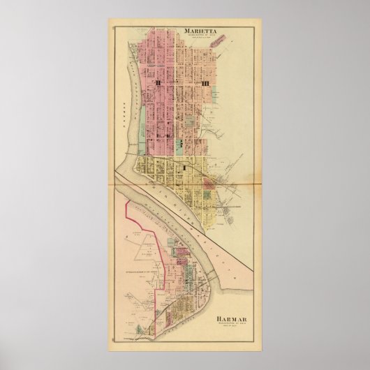 Marietta, Ohio Poster (Voorkant)