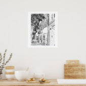 Marietta Square Shops Town Square Small Town Poster (Keuken)